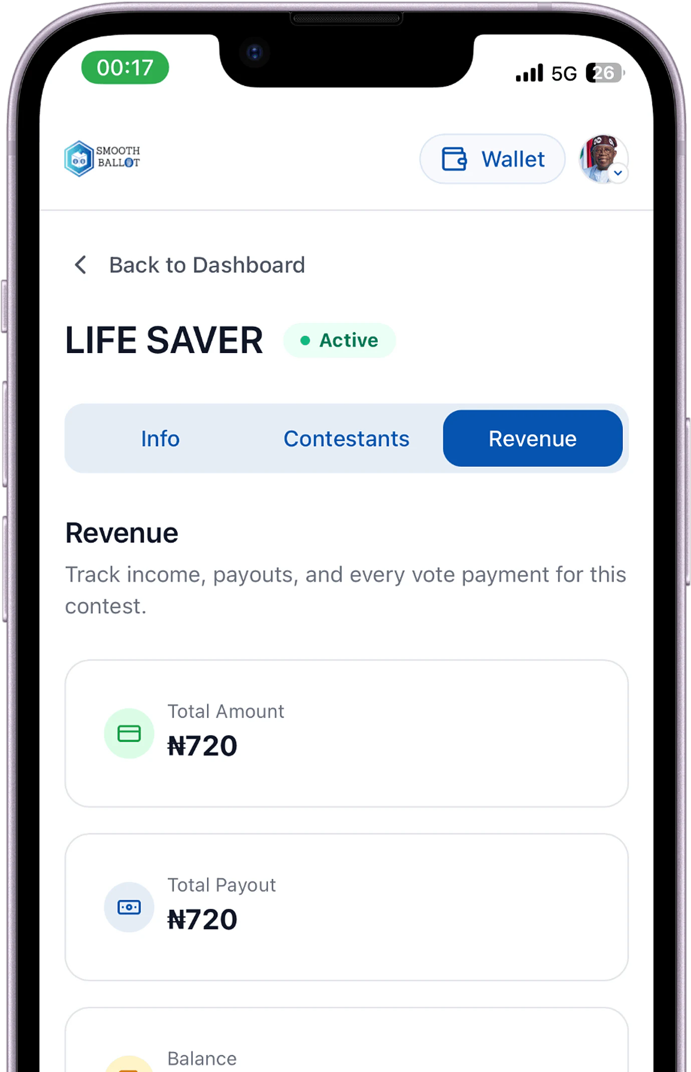 Keep track of your revenue