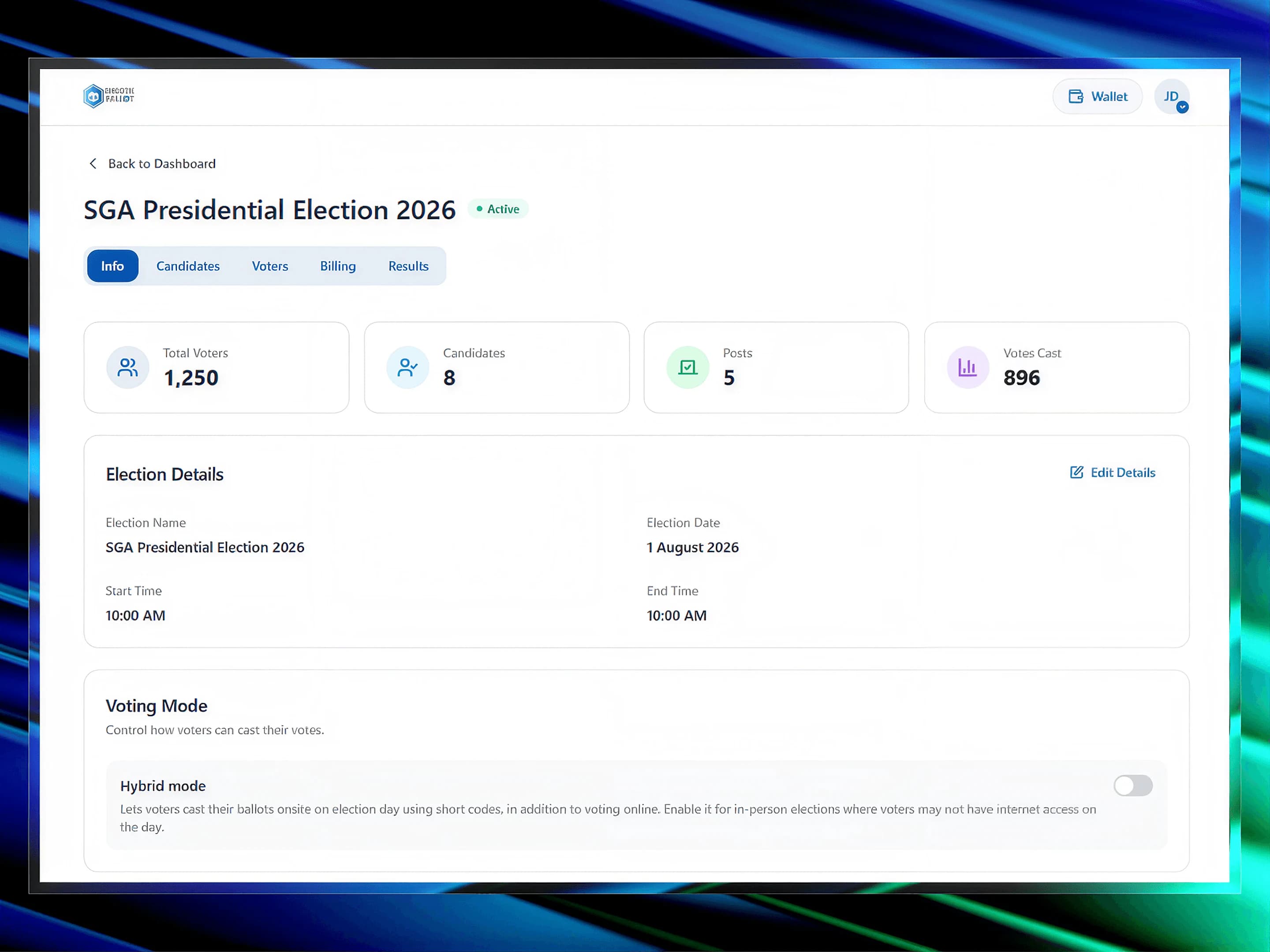 Smooth Elections Platform Showcase