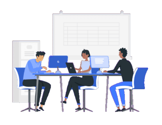 Team working together